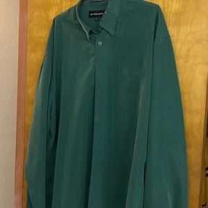 Beautiful green silk shirt